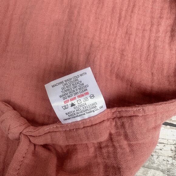 OKDIY Elephant Baby Lovey Plush Pink Organic Cotton Muslin Kidcore Cute - Picture 8 of 8